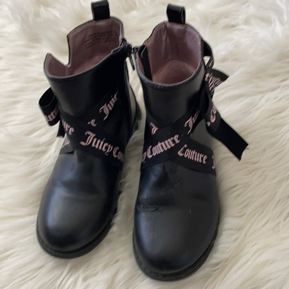 Juicy Couture black boots for little girl